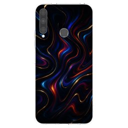 Átlátszó szilikon tok az alábbi mobiltelefonokra Huawei P40 Lite E - Noir