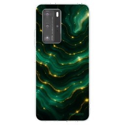 Átlátszó szilikon tok az alábbi mobiltelefonokra Huawei P40 Pro - Emerald