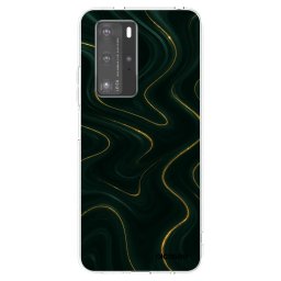 Átlátszó szilikon tok az alábbi mobiltelefonokra Huawei P40 Pro - Vawes