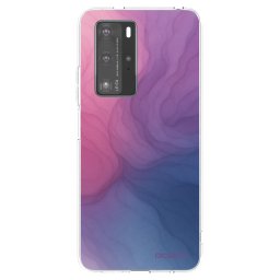 Átlátszó szilikon tok az alábbi mobiltelefonokra Huawei P40 Pro - Silk