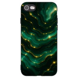 Fekete szilikon tok az alábbi mobiltelefonokra Apple iPhone SE 2020 - Emerald