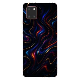 Átlátszó szilikon tok az alábbi mobiltelefonokra Samsung Galaxy Note 10 Lite N770F - Noir