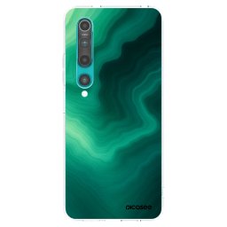 Átlátszó szilikon tok az alábbi mobiltelefonokra Xiaomi Mi 10 - Malachite