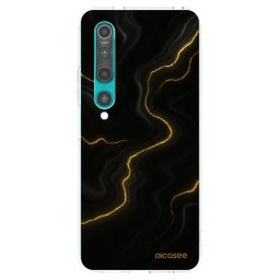Átlátszó szilikon tok az alábbi mobiltelefonokra Xiaomi Mi 10 - Thunder