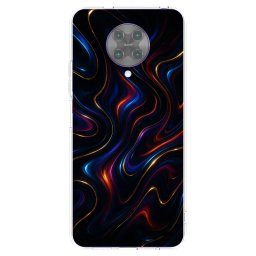 Átlátszó szilikon tok az alábbi mobiltelefonokra Xiaomi Poco F2 Pro - Noir