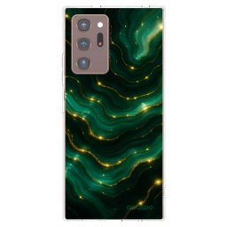 Átlátszó szilikon tok az alábbi mobiltelefonokra Samsung Galaxy Note 20 Ultra - Emerald