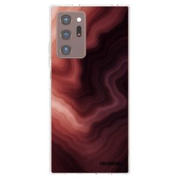 Átlátszó szilikon tok az alábbi mobiltelefonokra Samsung Galaxy Note 20 Ultra - Rouge