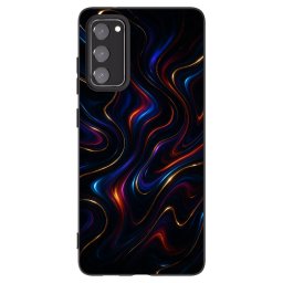 Fekete szilikon tok az alábbi mobiltelefonokra Samsung Galaxy S20 FE - Noir