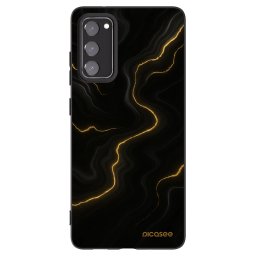Fekete szilikon tok az alábbi mobiltelefonokra Samsung Galaxy S20 FE - Thunder