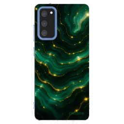 Átlátszó szilikon tok az alábbi mobiltelefonokra Samsung Galaxy S20 FE - Emerald