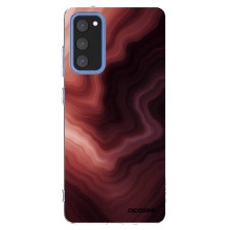 Átlátszó szilikon tok az alábbi mobiltelefonokra Samsung Galaxy S20 FE - Rouge