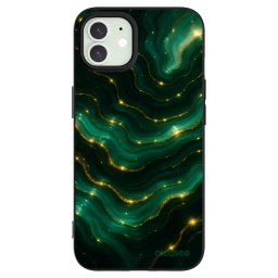 Fekete szilikon tok az alábbi mobiltelefonokra Apple iPhone 12 - Emerald