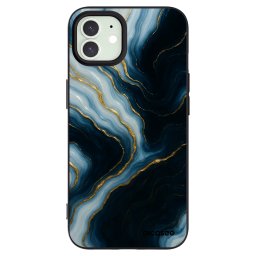Fekete szilikon tok az alábbi mobiltelefonokra Apple iPhone 12 - Luna