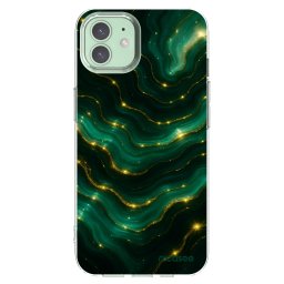Átlátszó szilikon tok az alábbi mobiltelefonokra Apple iPhone 12 - Emerald