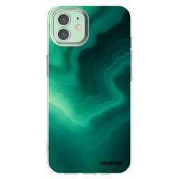 Átlátszó szilikon tok az alábbi mobiltelefonokra Apple iPhone 12 Pro - Malachite
