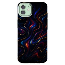 Átlátszó szilikon tok az alábbi mobiltelefonokra Apple iPhone 12 Pro - Noir