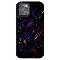 Fekete szilikon tok az alábbi mobiltelefonokra Apple iPhone 12 Pro Max - Noir