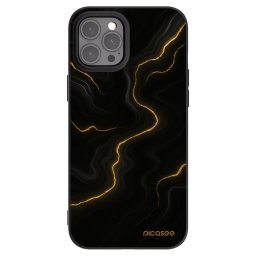 Fekete szilikon tok az alábbi mobiltelefonokra Apple iPhone 12 Pro Max - Thunder