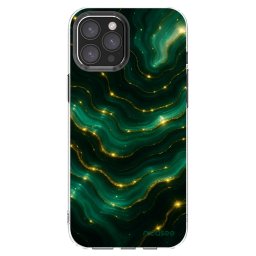 Átlátszó szilikon tok az alábbi mobiltelefonokra Apple iPhone 12 Pro Max - Emerald
