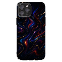 Átlátszó szilikon tok az alábbi mobiltelefonokra Apple iPhone 12 Pro Max - Noir