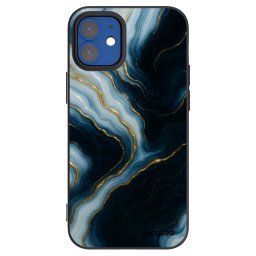 Fekete szilikon tok az alábbi mobiltelefonokra Apple iPhone 12 mini - Luna