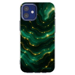 Átlátszó szilikon tok az alábbi mobiltelefonokra Apple iPhone 12 mini - Emerald