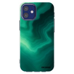 Átlátszó szilikon tok az alábbi mobiltelefonokra Apple iPhone 12 mini - Malachite