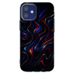 Átlátszó szilikon tok az alábbi mobiltelefonokra Apple iPhone 12 mini - Noir