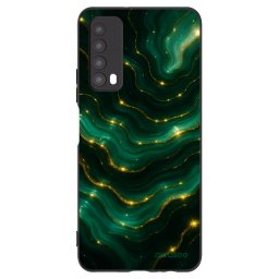 Fekete szilikon tok az alábbi mobiltelefonokra Huawei P Smart 2021 - Emerald