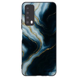 Fekete szilikon tok az alábbi mobiltelefonokra Huawei P Smart 2021 - Luna