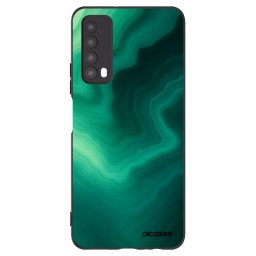 Fekete szilikon tok az alábbi mobiltelefonokra Huawei P Smart 2021 - Malachite