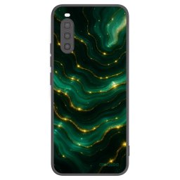 Fekete szilikon tok az alábbi mobiltelefonokra Sony Xperia 10 II - Emerald
