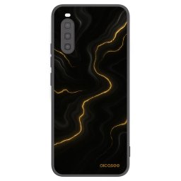 Fekete szilikon tok az alábbi mobiltelefonokra Sony Xperia 10 II - Thunder