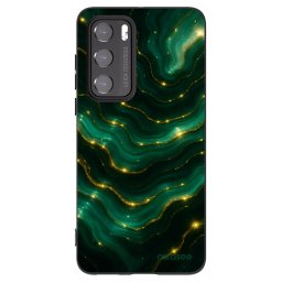 Fekete szilikon tok az alábbi mobiltelefonokra Huawei P40 - Emerald