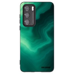Fekete szilikon tok az alábbi mobiltelefonokra Huawei P40 - Malachite