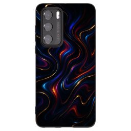Fekete szilikon tok az alábbi mobiltelefonokra Huawei P40 - Noir