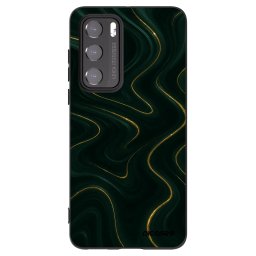 Fekete szilikon tok az alábbi mobiltelefonokra Huawei P40 - Vawes