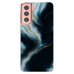 Átlátszó szilikon tok az alábbi mobiltelefonokra Samsung Galaxy S21 5G G991B - Luna