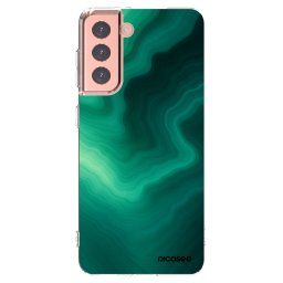 Átlátszó szilikon tok az alábbi mobiltelefonokra Samsung Galaxy S21 5G G991B - Malachite