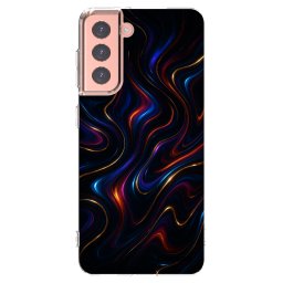 Átlátszó szilikon tok az alábbi mobiltelefonokra Samsung Galaxy S21 5G G991B - Noir