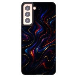 Fekete szilikon tok az alábbi mobiltelefonokra Samsung Galaxy S21 5G G991B - Noir