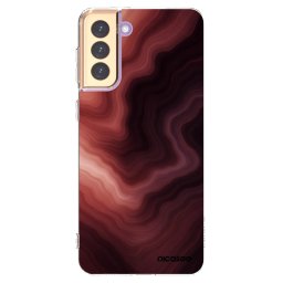 Átlátszó szilikon tok az alábbi mobiltelefonokra Samsung Galaxy S21+ 5G G996F - Rouge