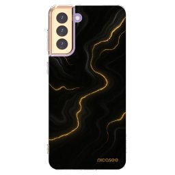 Átlátszó szilikon tok az alábbi mobiltelefonokra Samsung Galaxy S21+ 5G G996F - Thunder