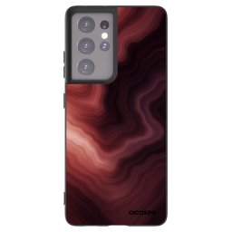 Fekete szilikon tok az alábbi mobiltelefonokra Samsung Galaxy S21 Ultra 5G G998B - Rouge