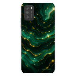 Átlátszó szilikon tok az alábbi mobiltelefonokra Xiaomi Poco M3 - Emerald
