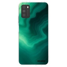 Átlátszó szilikon tok az alábbi mobiltelefonokra Xiaomi Poco M3 - Malachite