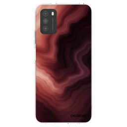 Átlátszó szilikon tok az alábbi mobiltelefonokra Xiaomi Poco M3 - Rouge
