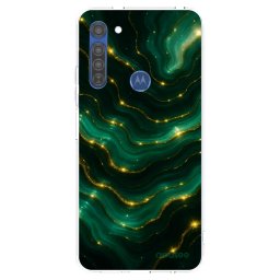 Átlátszó szilikon tok az alábbi mobiltelefonokra Motorola Moto G8 - Emerald