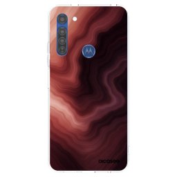 Átlátszó szilikon tok az alábbi mobiltelefonokra Motorola Moto G8 - Rouge