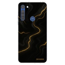Átlátszó szilikon tok az alábbi mobiltelefonokra Motorola Moto G8 - Thunder